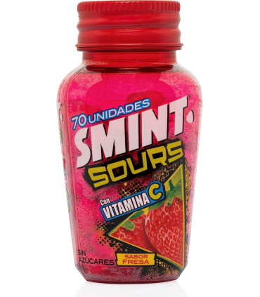 Smint Fresa SOURS   SMINT 6 Unidades