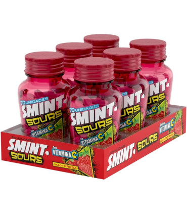 Smint Fresa SOURS   SMINT 6 Unidades