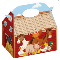 Caja Fiesta Mi Granja con animales 12 Unidades