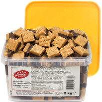 Caramelos Choco Vainilla LONKA Duo Fudge Tarrina 2 Kg