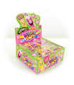 Tubitos Chicle Color Bubble Gum + Pica JOHNYBEE 18 Cajitas