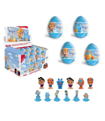 BLIPPI Huevos de Chocolate con Sorpresa  24 Unid