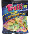 Gusanos Ácidos Sour Glowworms TROLLI 4 bolsitas de 100 Gramos