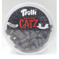 CATZ Gatos Regaliz TROLLI Tarrina  500 Gramos