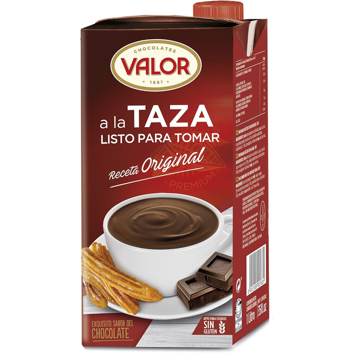 Valor Cao Chocolate a la Taza 1000 Gr