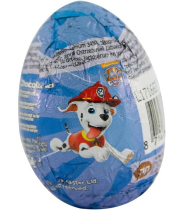 Paw Patrol Patrulla Canina Huevos de Chocolate con Sorpresa BIP 24 Unid