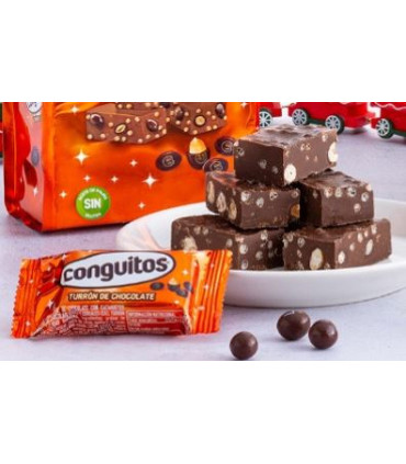 Mini Turrón Conguitos y Chocolate 10 Unidades