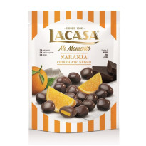 Naranja con Chocolate Negro Mi Momento LACASA 125 Gramos