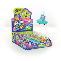 Alien Car Mini Candy 12 Unidades