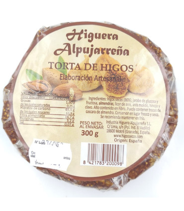 Torta de Higo HIGUERA ALPUJARREÑA 300 Gramos