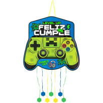 Piñata GAMER Feliz Cumple  1 Unidad