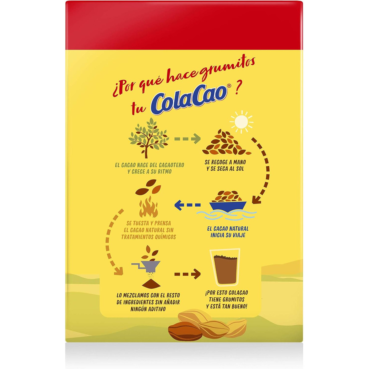 ColaCao Original Cacao soluble Formato 6 Sobres