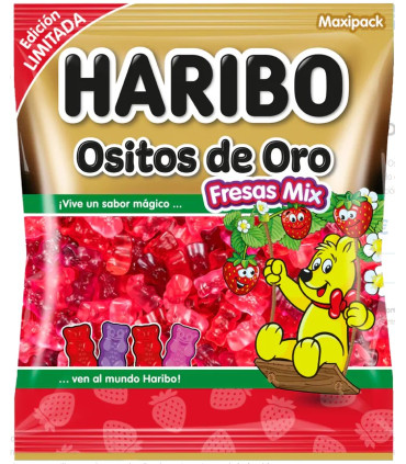 Ositos Oro Fresas Mix HARIBO 1 Kg