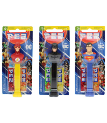 Pack Superhéroes DC Comics PEZ Dispensador 3 Unidades
