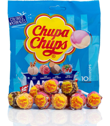 Chupa Chups MILKY Bolsita 10 Unidades