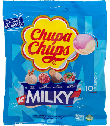 Chupa Chups MILKY Bolsita 10 Unidades