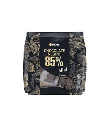 Mini Chocolate Negro 85% IFAELIGES 200 Gramos