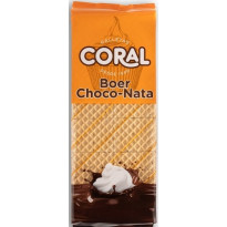 Galletas CORAL Boer Wafer CHOCO NATA 400 Gramos