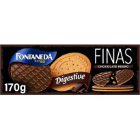 Digestive Finas Chocolate Negro  FONTANEDA 170 Gramos