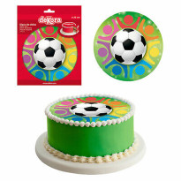 Disco de Oblea Balón de Futbol 20 cm  DEKORA 1 Unidad