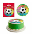 Disco de Oblea Balón de Futbol 20 cm  DEKORA 1 Unidad