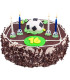 Pack Velas Cumpleaños Fútbol 1 Unidad