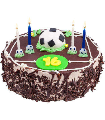 Pack Velas Cumpleaños Fútbol 1 Unidad