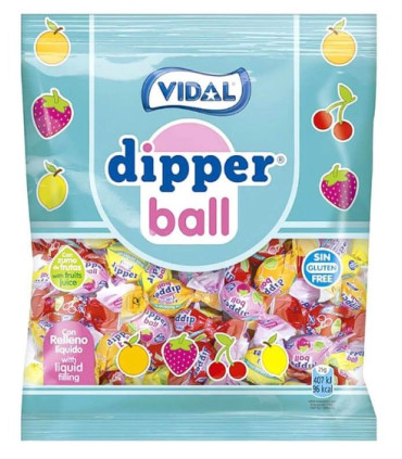 DIPPER  Ball Caramelo Masticable VIDAL 900 Gramos