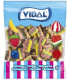 Ladrillos Rellenos Pica Multicolor VIDAL 250 Unidades