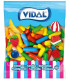 Tizas Chicle Colores VIDAL 250 Unidades