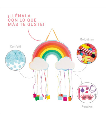 Piñata Arcoiris Iriscente 1 Unidad