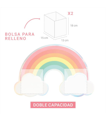 Piñata Arcoiris Iriscente 1 Unidad