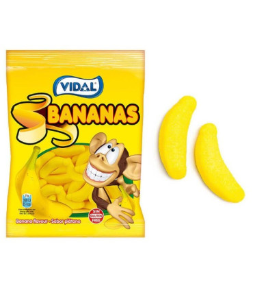 Bananas Azúcar VIDAL 14 U * 90 Gramos