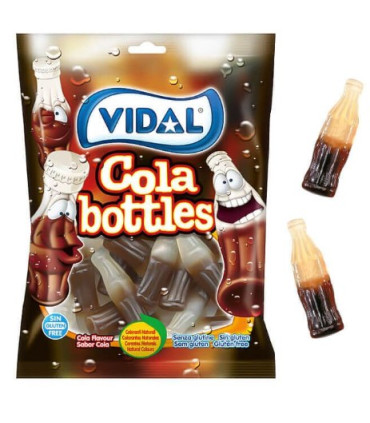 Botellas Cola  Jelly VIDAL 14 U * 90 Gramos