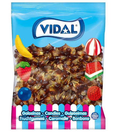 Mini Botellas Cola  Jelly VIDAL 1 Kg