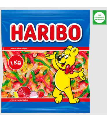 Gusanos  HARIBO 1 Kg