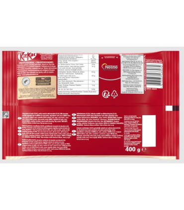 KITKAT Trocitos de Galleta con Chocolate 400 Gr