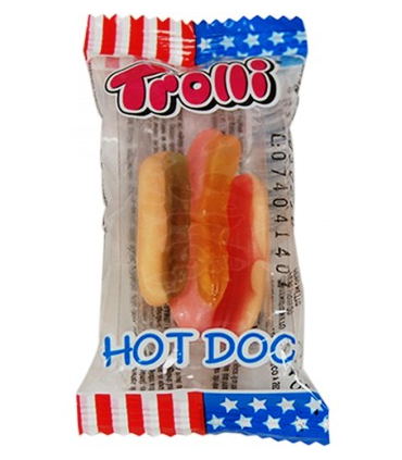 Hot Dog TROLLI 60 unid