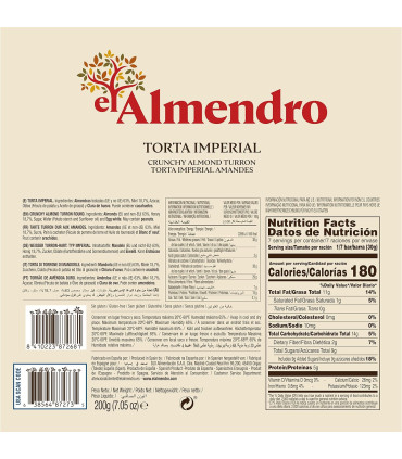 Torta Imperial EL ALMENDRO 200 Gr