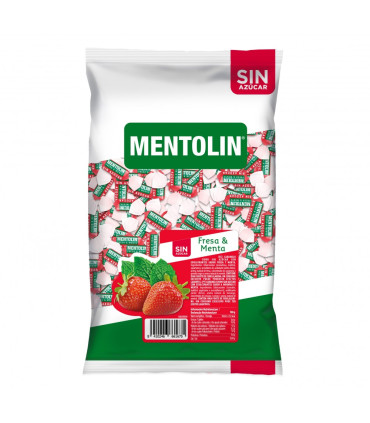 Mentolín Fresa y Menta Sin azúcar 1 Kg