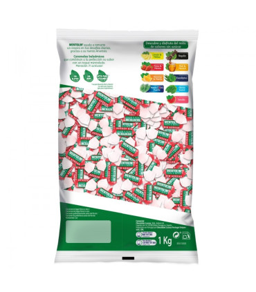 Mentolín Fresa y Menta Sin azúcar 1 Kg
