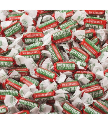 Mentolín Fresa y Menta Sin azúcar 1 Kg