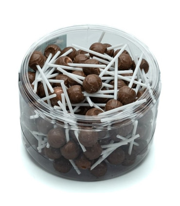 Rondos Chupa Chocolate con Fresa EUROCHOCS 140 Unidades