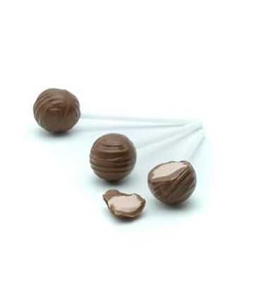 Rondos Chupa Chocolate con Fresa EUROCHOCS 140 Unidades