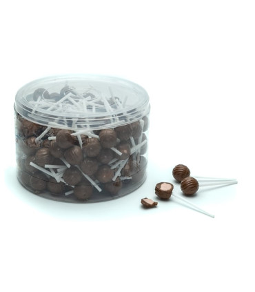 Rondos Chupa Chocolate con Fresa EUROCHOCS 140 Unidades
