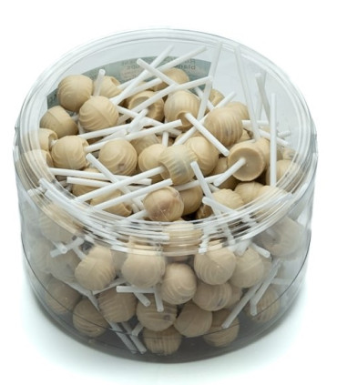 Rondos Chupa Chocolate Blanco EUROCHOCS 140 Unidades