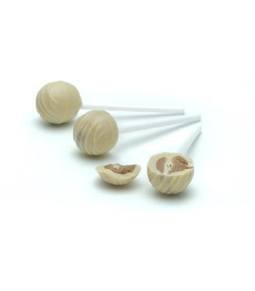 Rondos Chupa Chocolate Blanco EUROCHOCS 140 Unidades