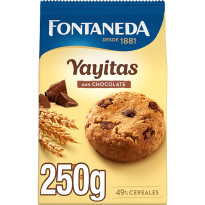 Yayitas hechas con Chocolate FONTANEDA 250 Gr