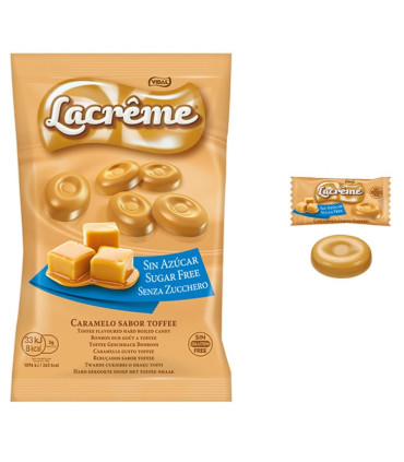 LA CRÊME Toffee Sin Azúcar VIDAL 300 Unidades