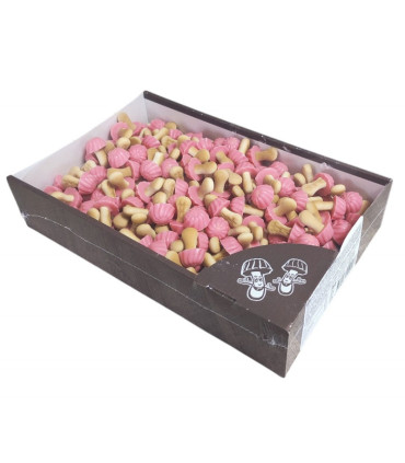 Mini Galletas SETAS Sabor Fresa 1 Kg